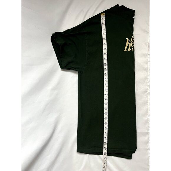 For the Health H*es Olive Green 100% Cotton T Shirt XL Short Sleeve Fitness Gym - Picture 9 of 9